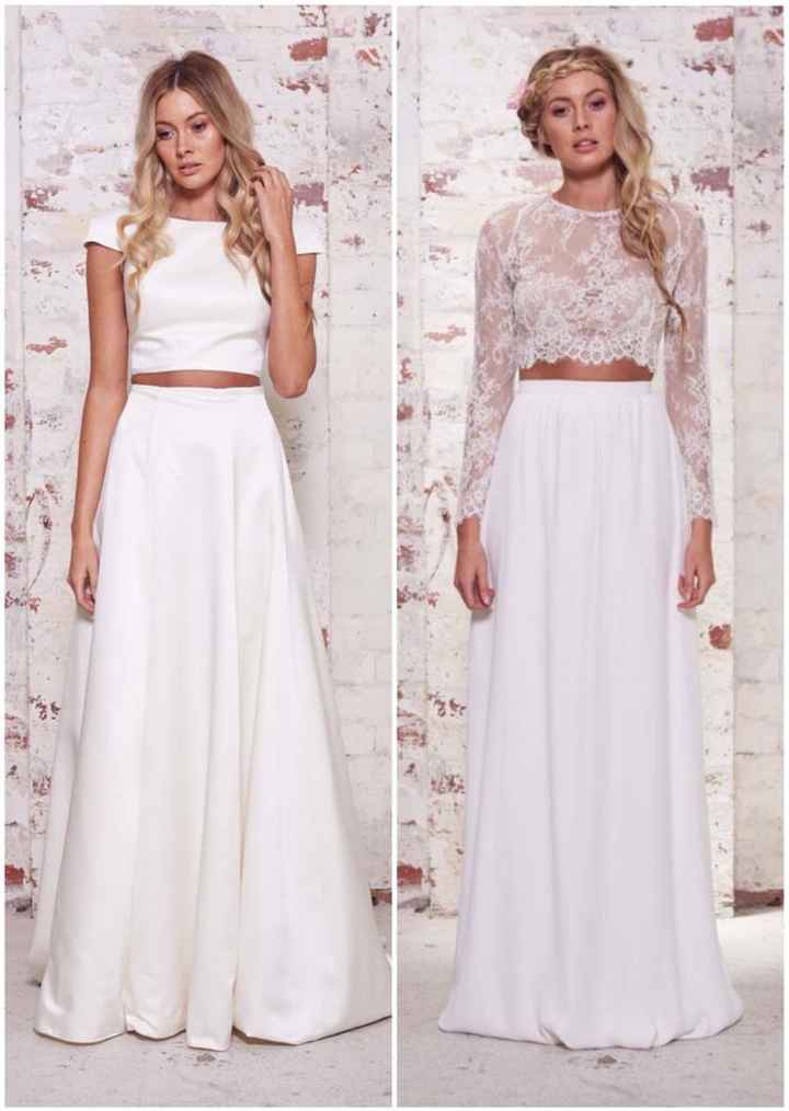 El vestido de novia en dos piezas - 27