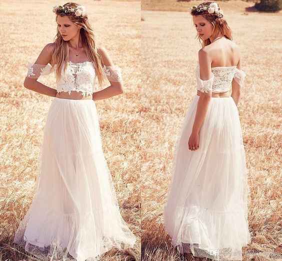 El vestido de novia en dos piezas - 28