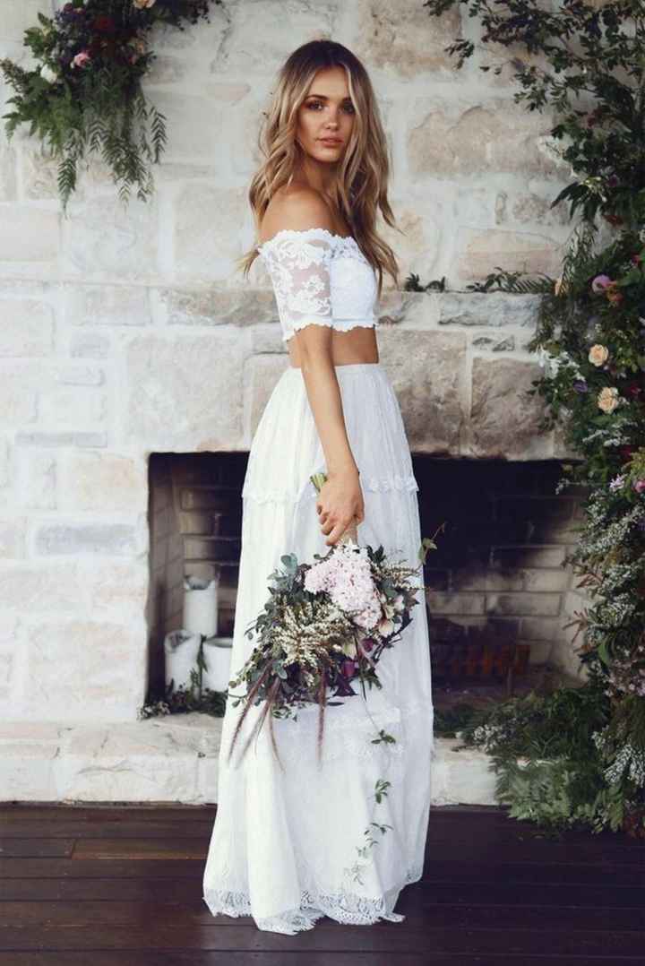 El vestido de novia en dos piezas - 30