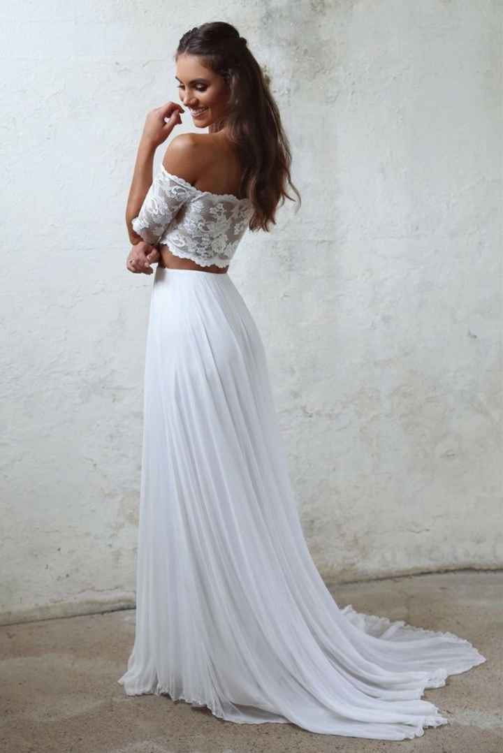 El vestido de novia en dos piezas - 32