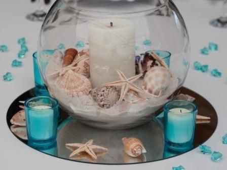 Ideas inspiración: Centros de mesa para una boda en playa - 18