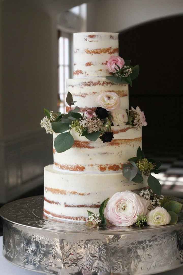 Pastel blanco + flores = Combinación infalible (parte 2) - 2