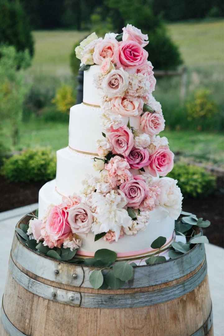 Pastel blanco + flores = Combinación infalible (parte 2) - 4