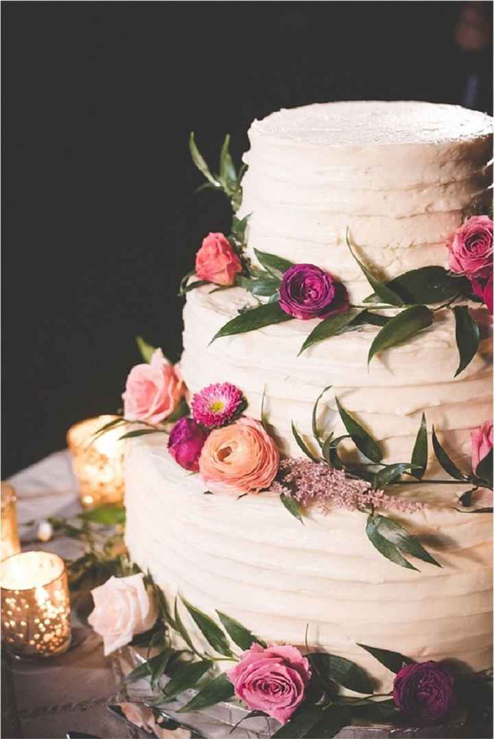 Pastel blanco + flores = Combinación infalible (parte 2) - 8