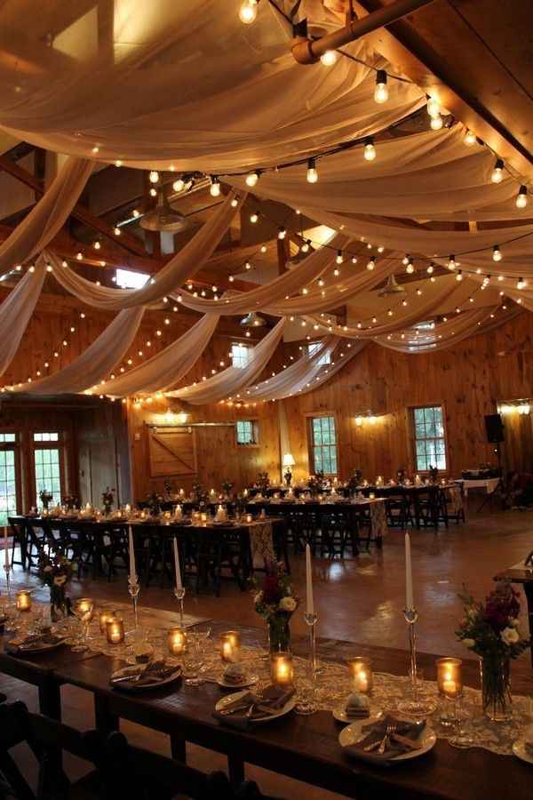 Entelados como parte de la decoración de la boda. - 3