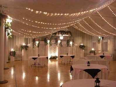Entelados como parte de la decoración de la boda. - 5