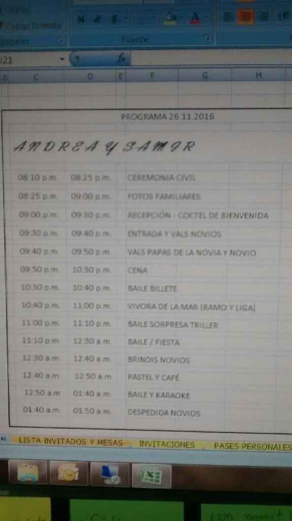 itinerario boda en Playa!! - 4