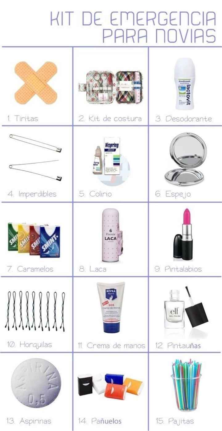 El kit de emergencia de la novia 👰🏻 - 3