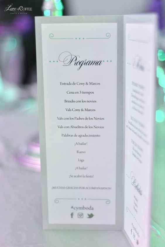 El itinerario de boda 📜 - 4