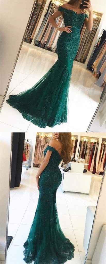 Vestidos en verde para invitadas - 1