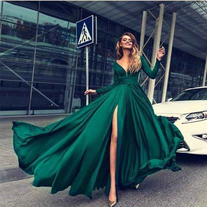 Vestidos en verde para invitadas - 2