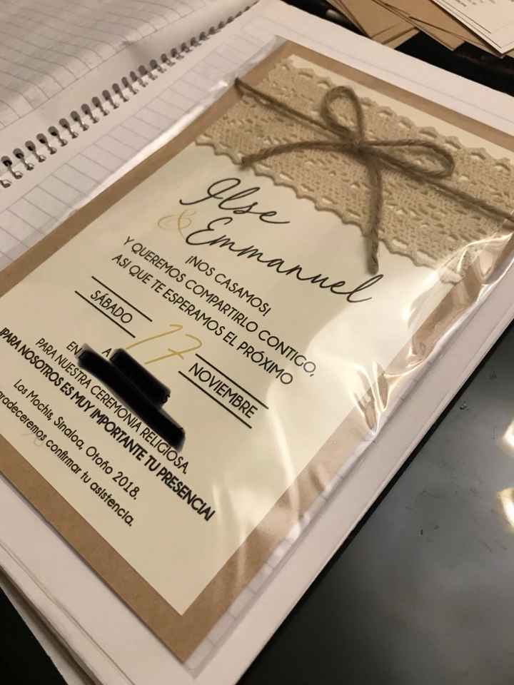 Invitaciones vintage - 1
