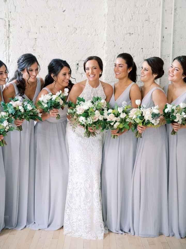 Colores: Vestidos de dama en color gris ✨ - 10