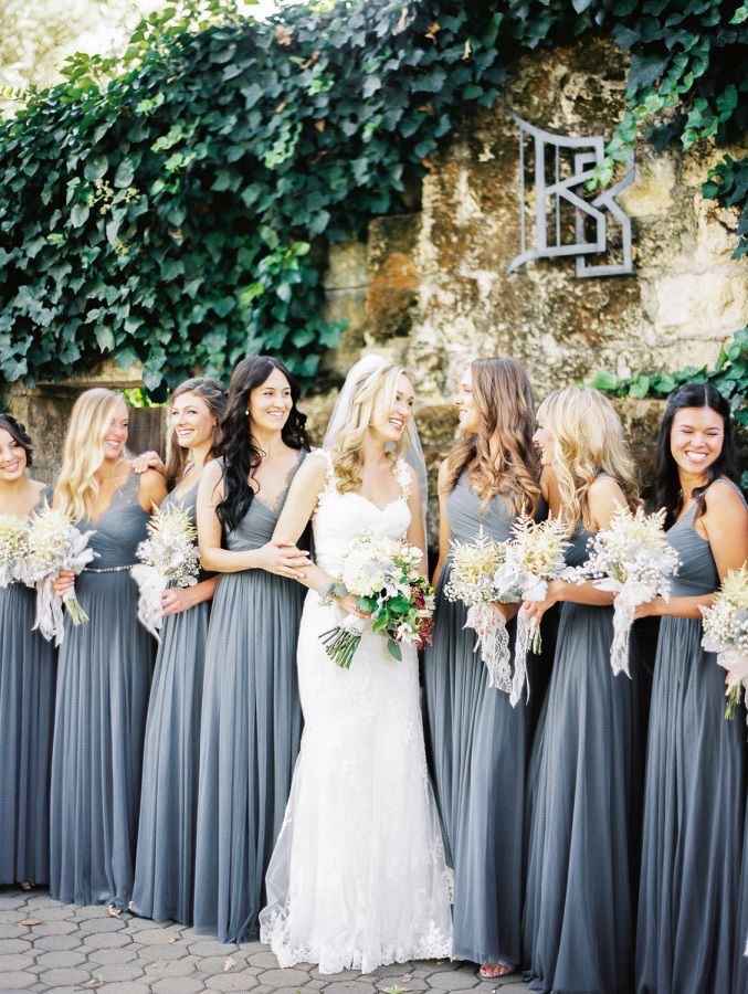 Colores: Vestidos de dama en color gris ✨ - 19