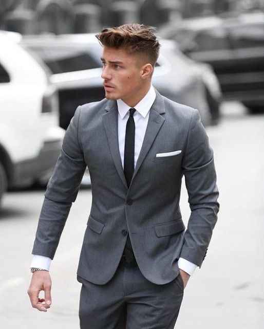 Colores: El traje del novio en gris ✨ - 7