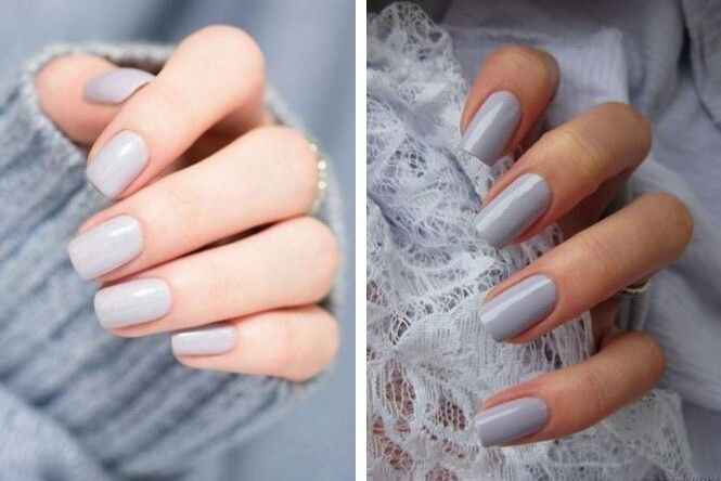 Colores: uñas en tono gris ✨ - 1