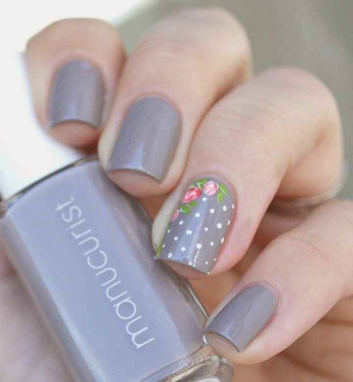 Colores: uñas en tono gris ✨ - 5