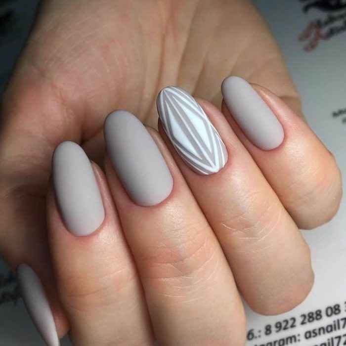 Colores: uñas en tono gris ✨ - 7