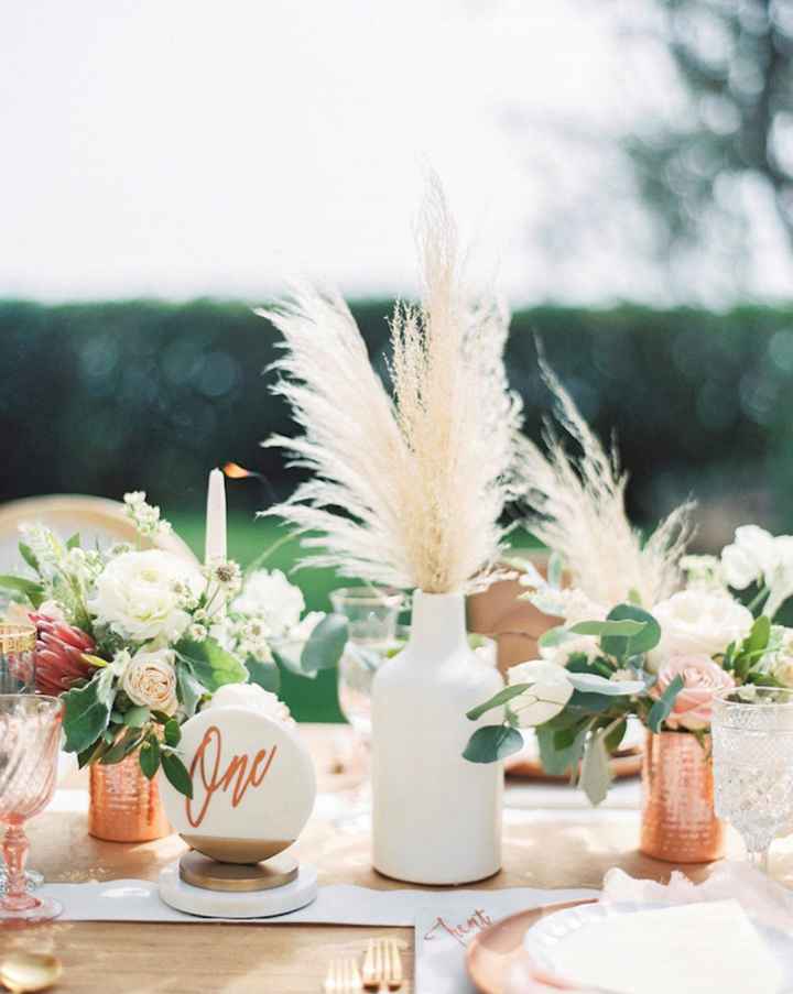 Decoración con pampas grass - 7