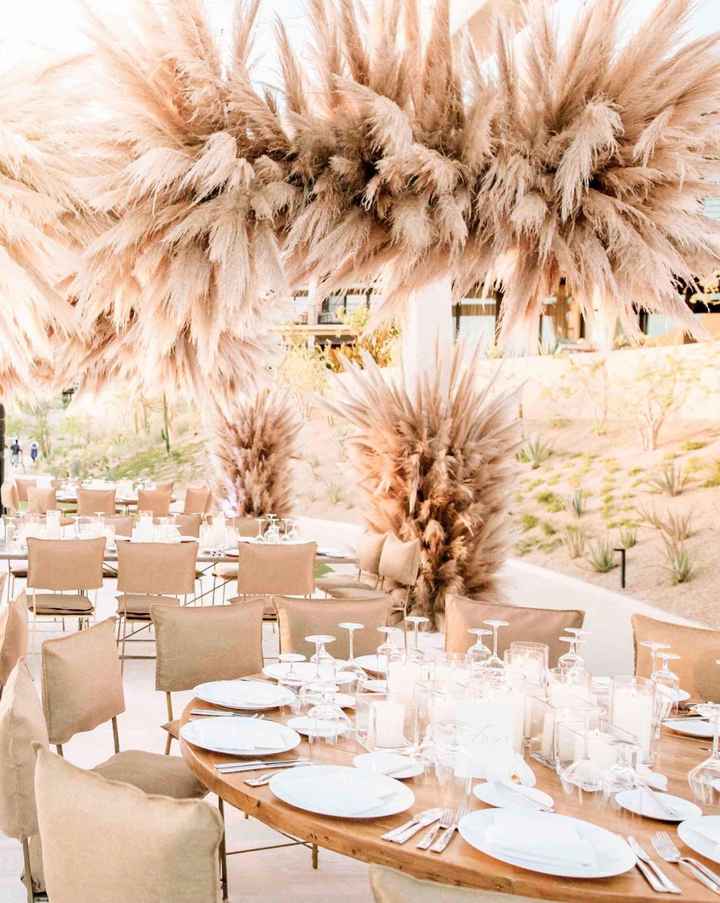 Decoración con pampas grass - 9