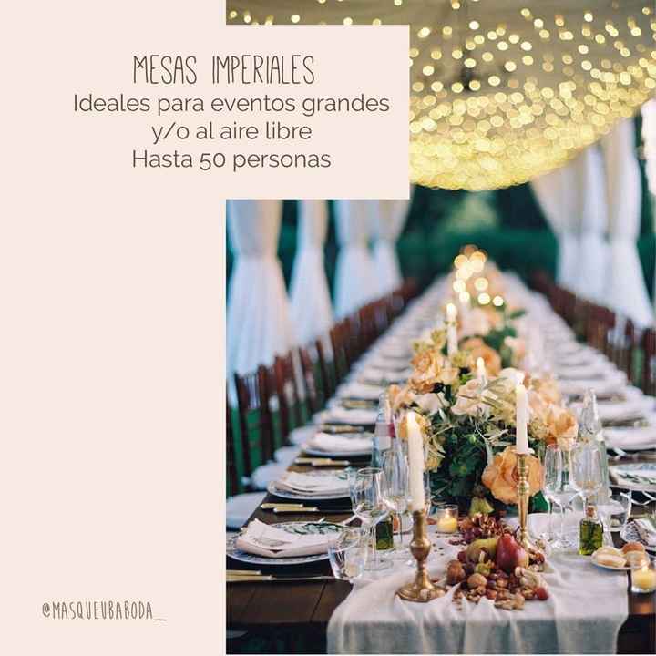 Tipos de mesa para tu evento - 5