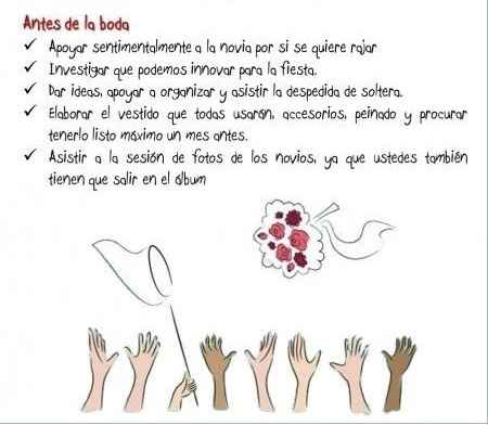 Como pueden ayudar mis damas en la organización de la boda? - 1