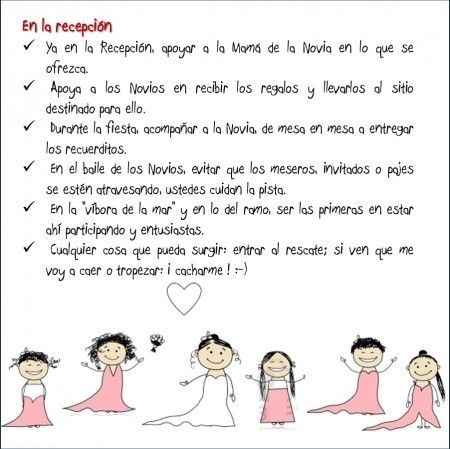 Como pueden ayudar mis damas en la organización de la boda? - 3