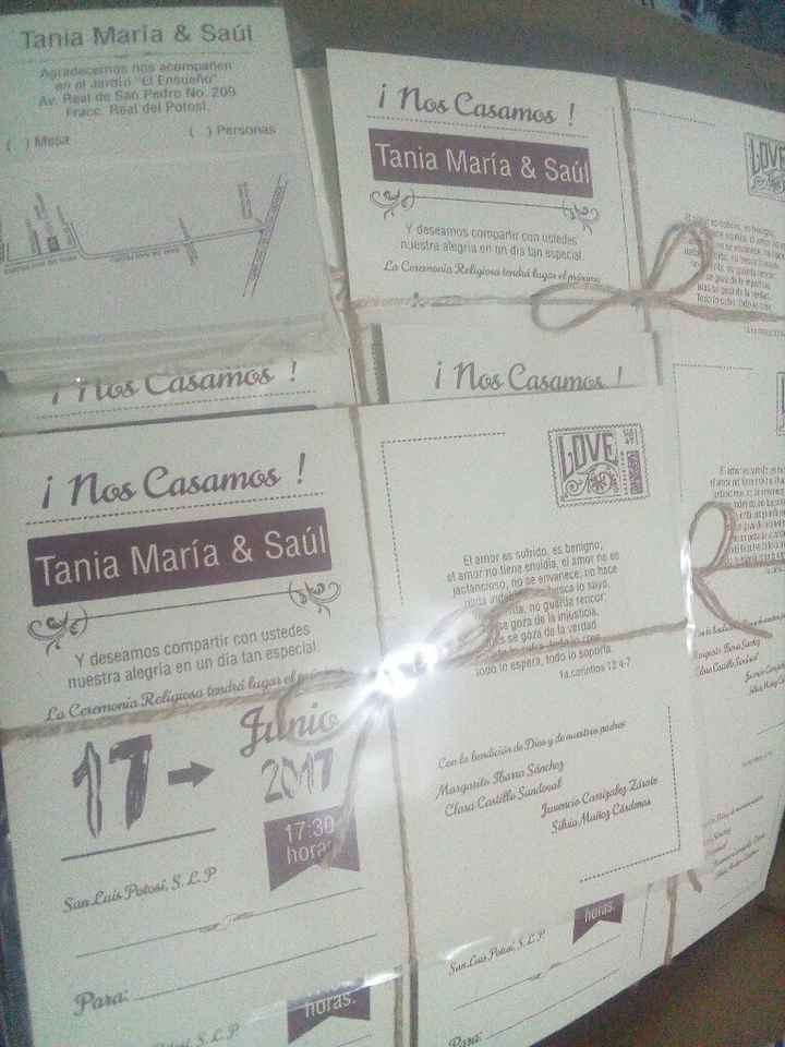 Mis invitaciones 😍 - 1