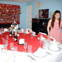 preparativos antes de mi pedida, esperando a mi futuro esposo y mis suegros