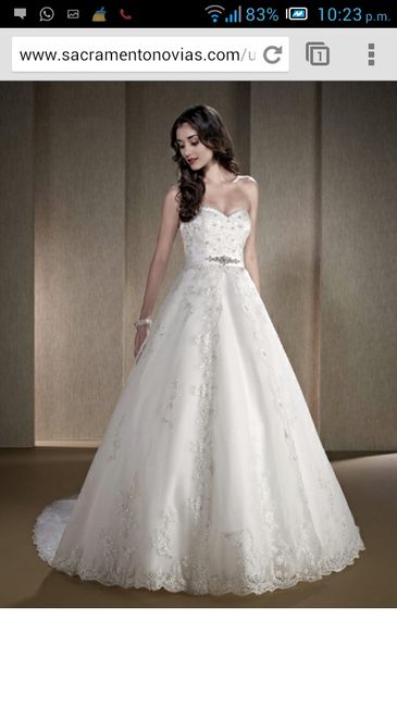 Les presento mi vestido de novia - 1