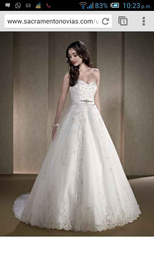 Les presento mi vestido de novia - 1