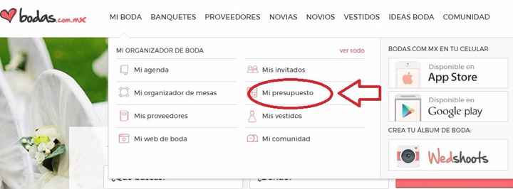 Presupuesto de boda