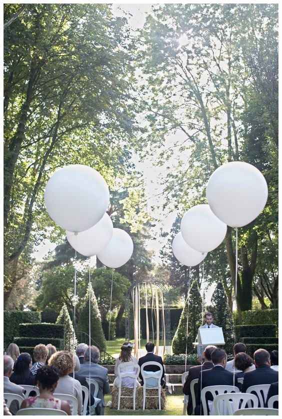 Globos en la boda