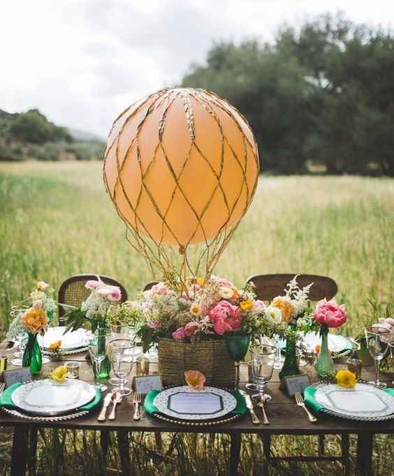 Globos en la boda