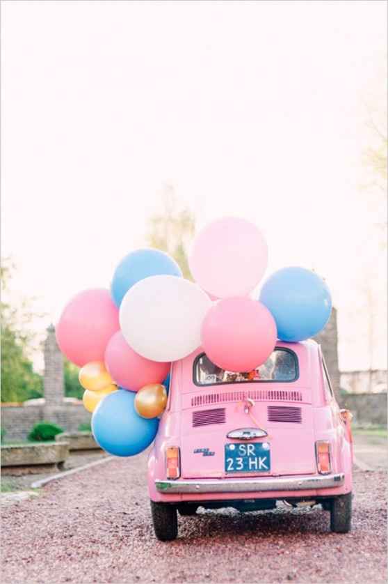 Globos en la boda