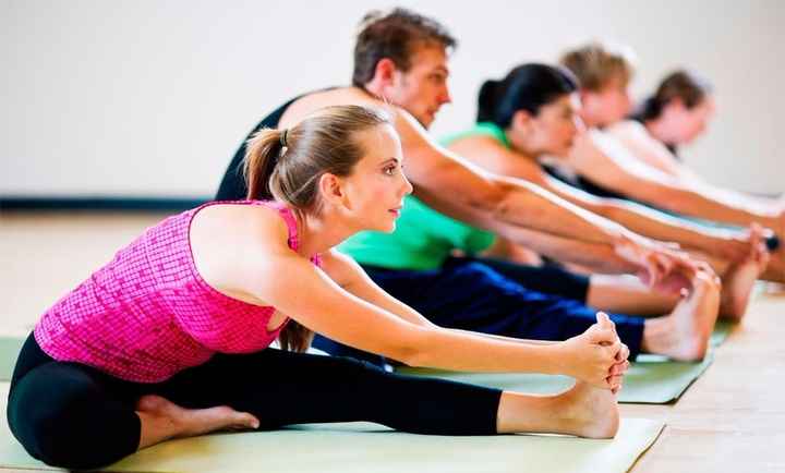 Clase de yoga