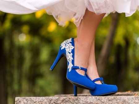 Zapatos con encaje