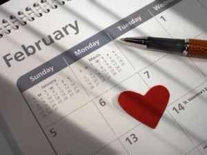 Calendario para la boda