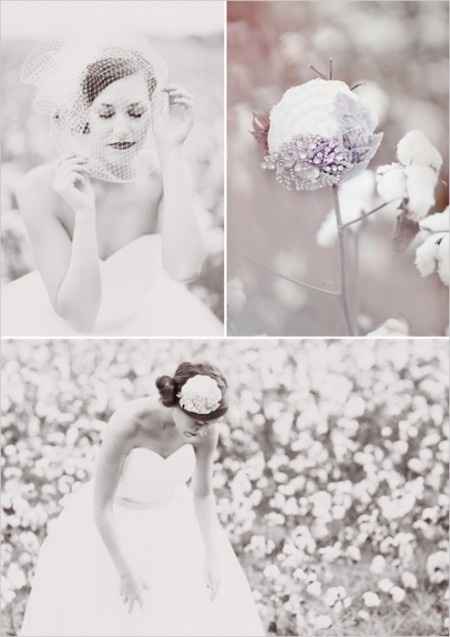 Novias con algodón