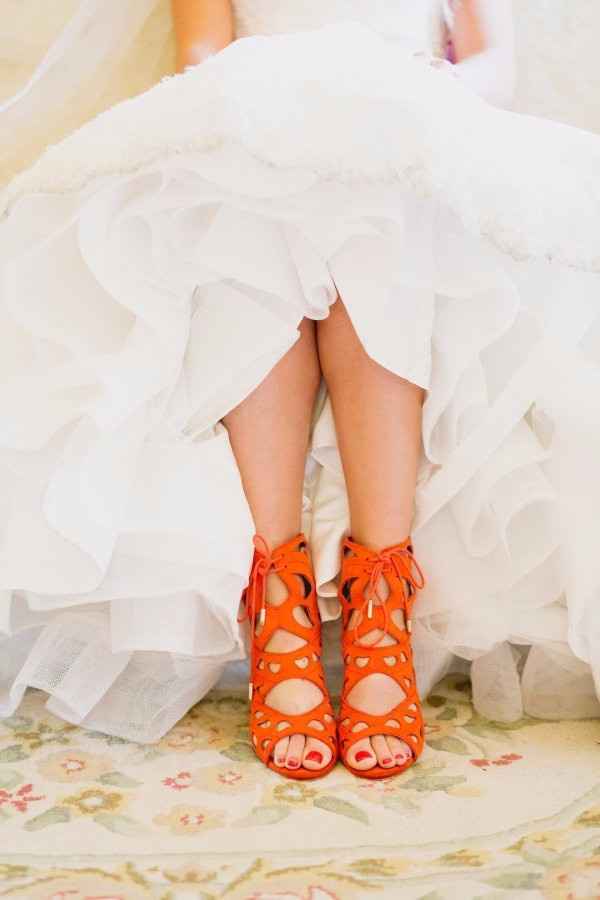 Zapatos naranja