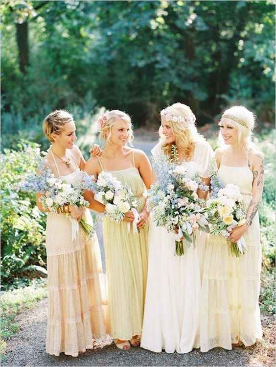 Damas de honor boho