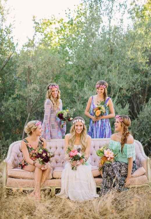 Damas de honor boho