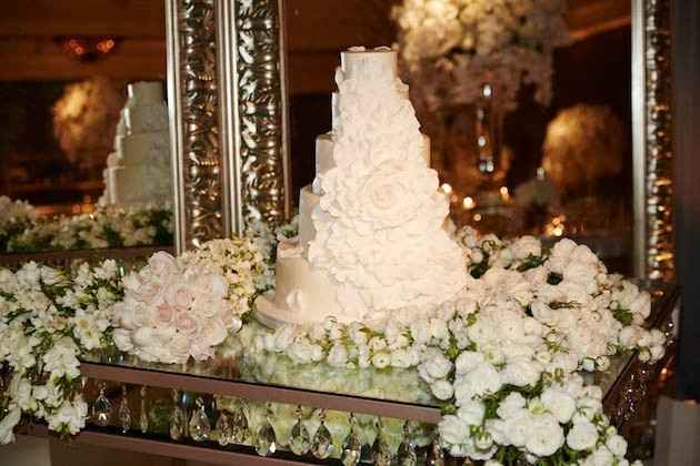 Decoración glamurosa para boda