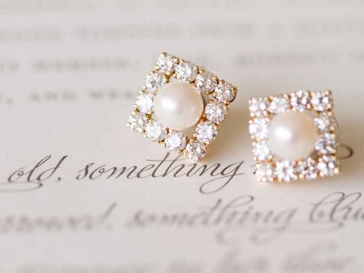Aretes de novia