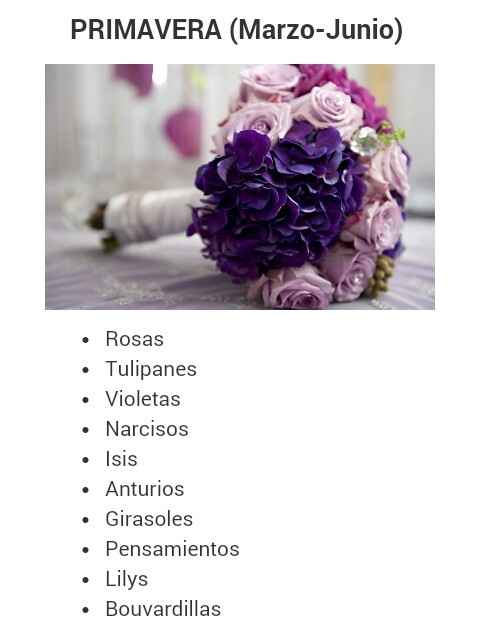 Flores segun su temporada!! - 1