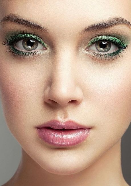 Maquillaje verde