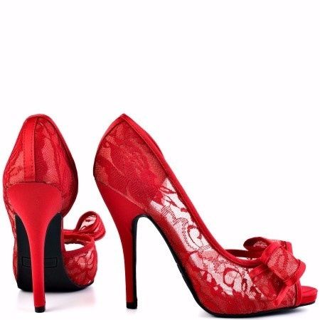Zapatos con encaje