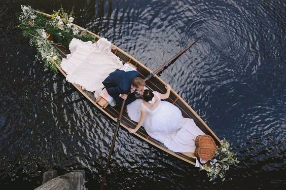Lancha en la boda