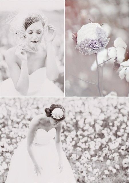 Novias con algodón