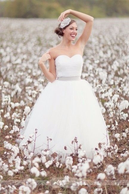Novias con algodón
